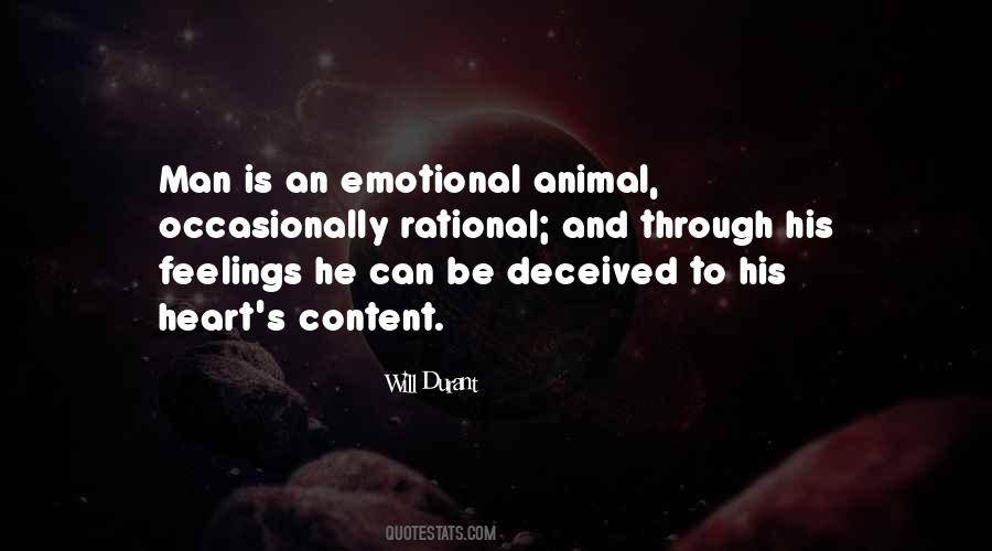 Man Is A Rational Animal Quotes #358096