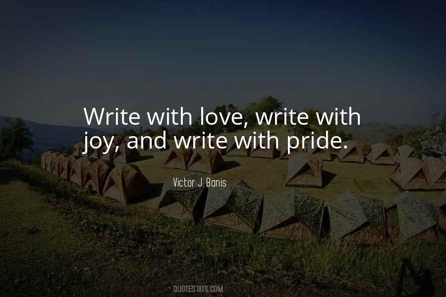 Our Pride And Joy Quotes #1507238