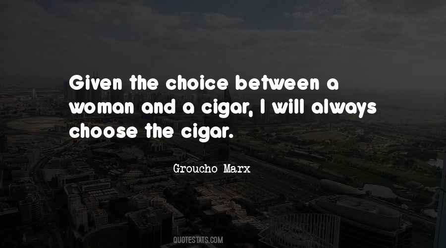 Woman Cigar Quotes #1777840