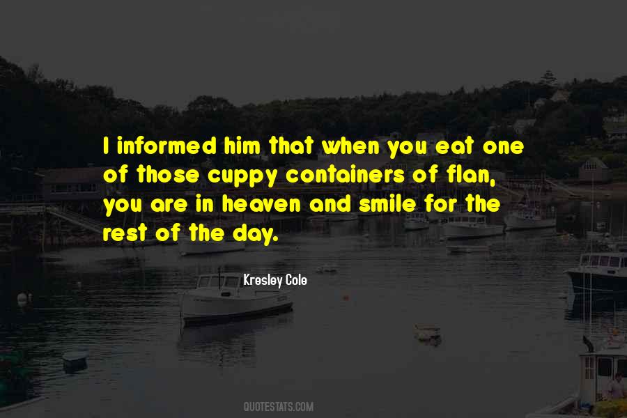Smile And Eat Quotes #1788340