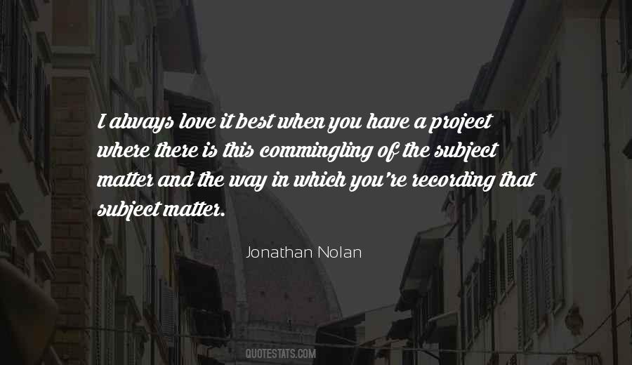 Best Project Quotes #1795283