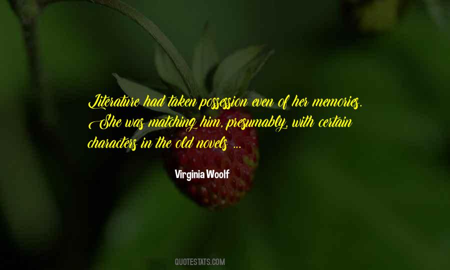 Her Memories Quotes #1106083