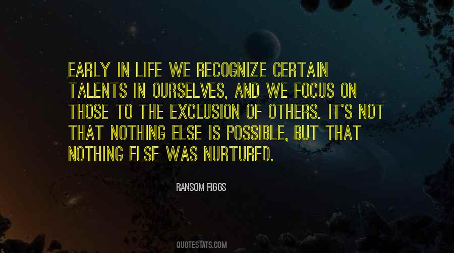 Focus On Others Quotes #1860419