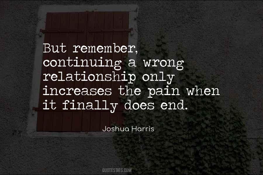 End The Pain Quotes #203152