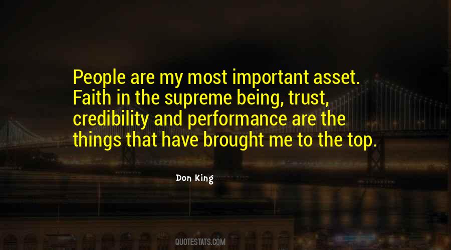 The Most Important Thing Is Trust Quotes #210120