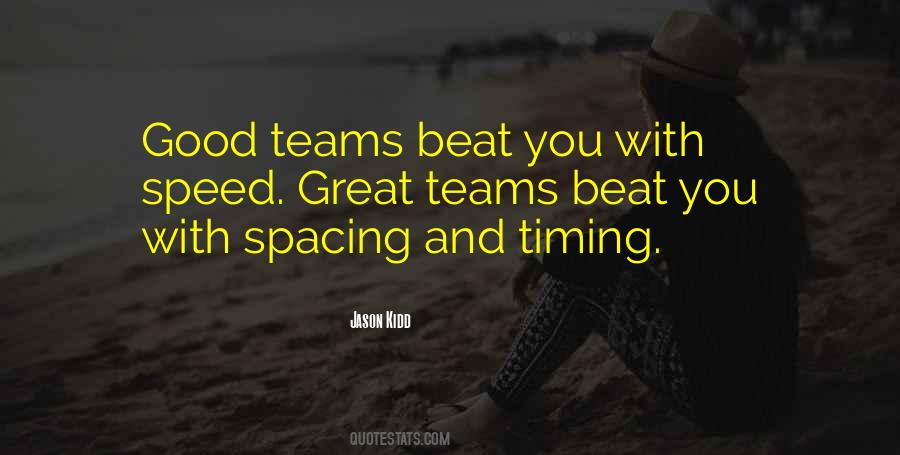Quotes About Good Teams #1019082
