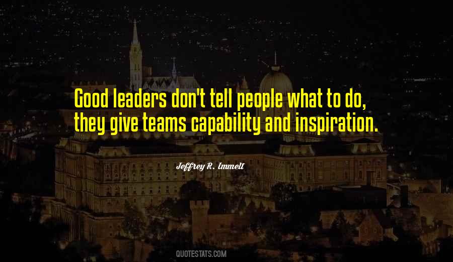 Quotes About Good Teams #256750