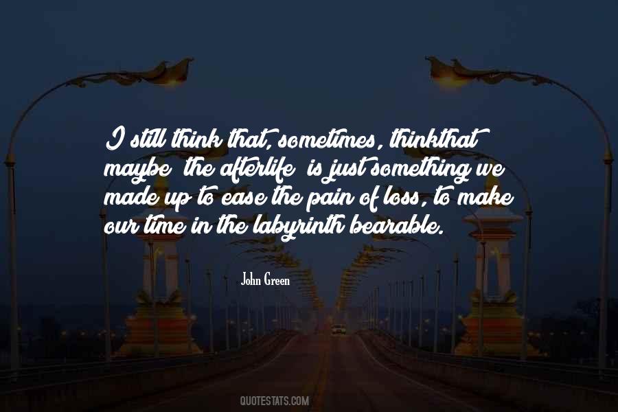 Quotes About The Pain Of Loss #275044