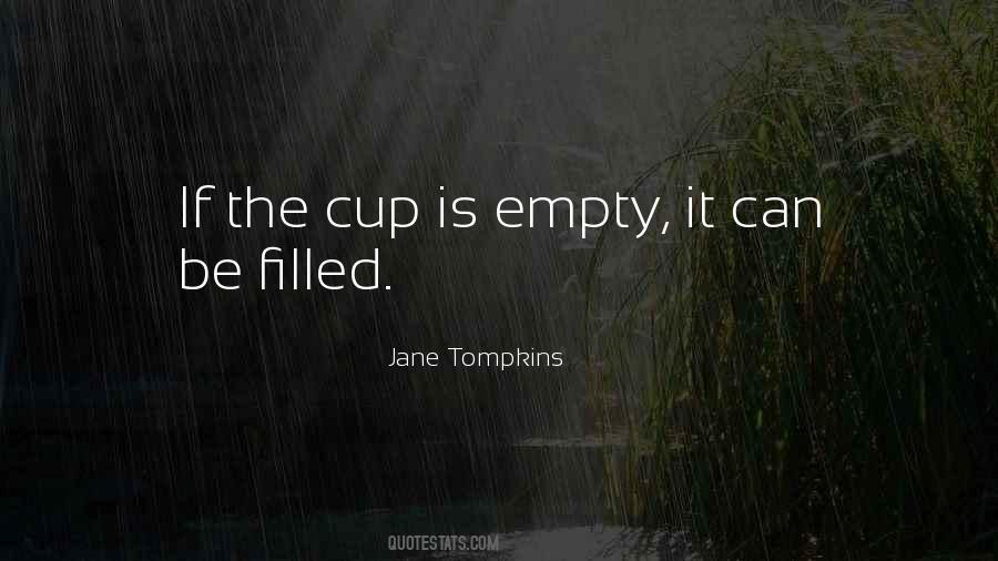 Cup Empty Quotes #1113434