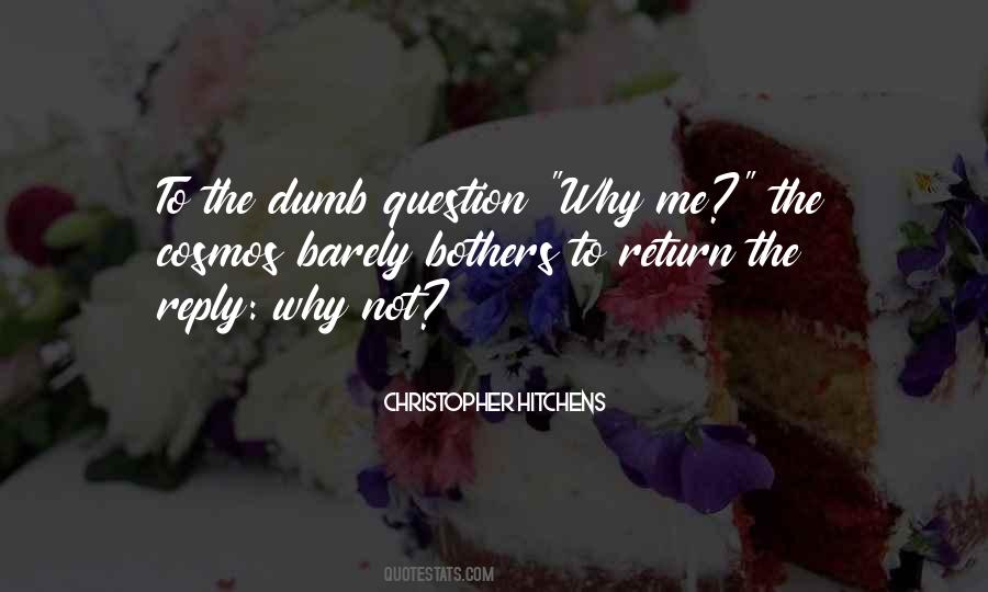 The Only Dumb Question Quotes #1722884