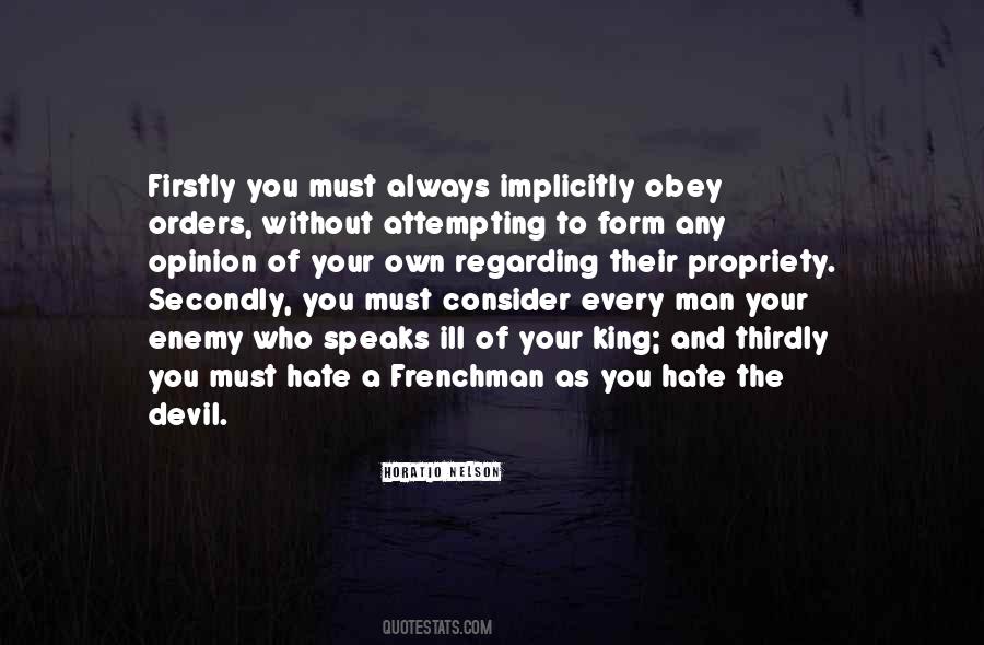 Hate Enemy Quotes #165105