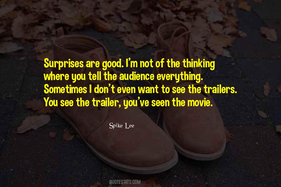 Quotes About Good Surprises #1434323