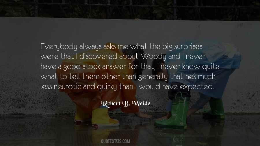 Quotes About Good Surprises #856720