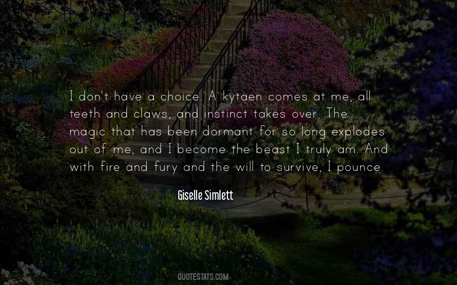 I Am A Beast Quotes #575626