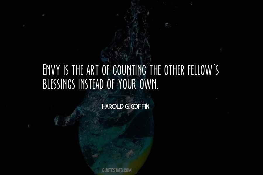 Counting The Blessings Quotes #679188