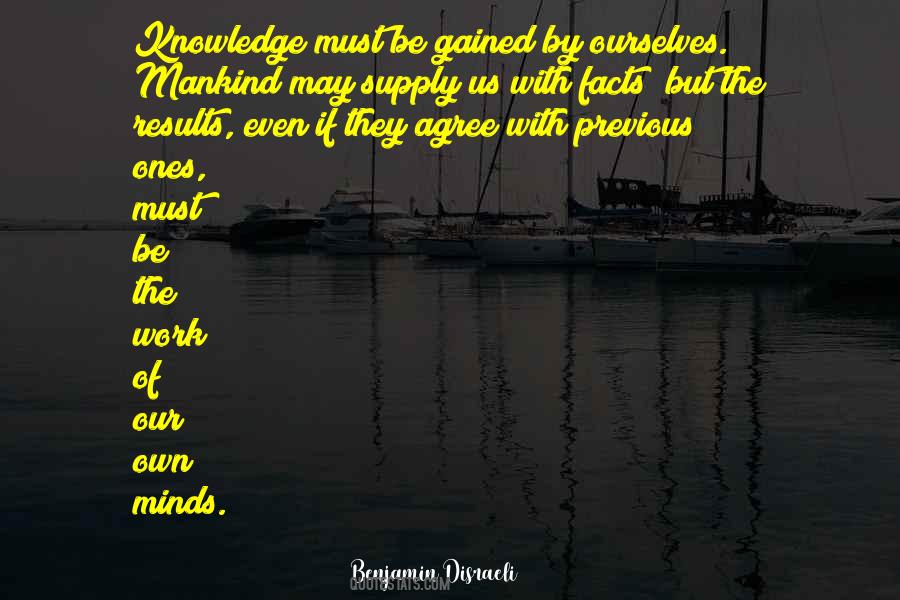 Work Knowledge Quotes #189095