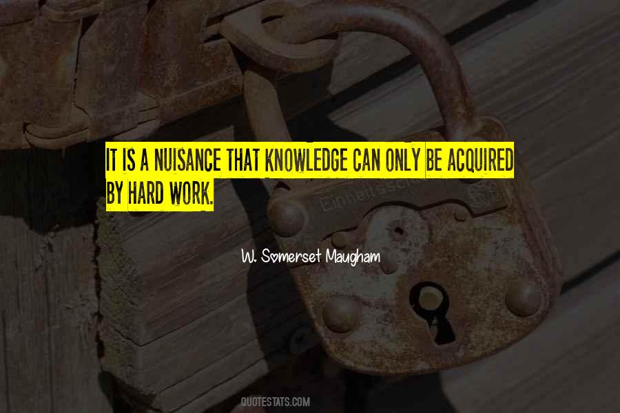Work Knowledge Quotes #426985