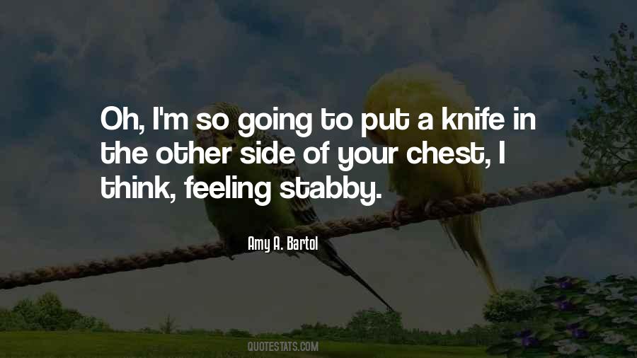 Funny Knife Quotes #37000