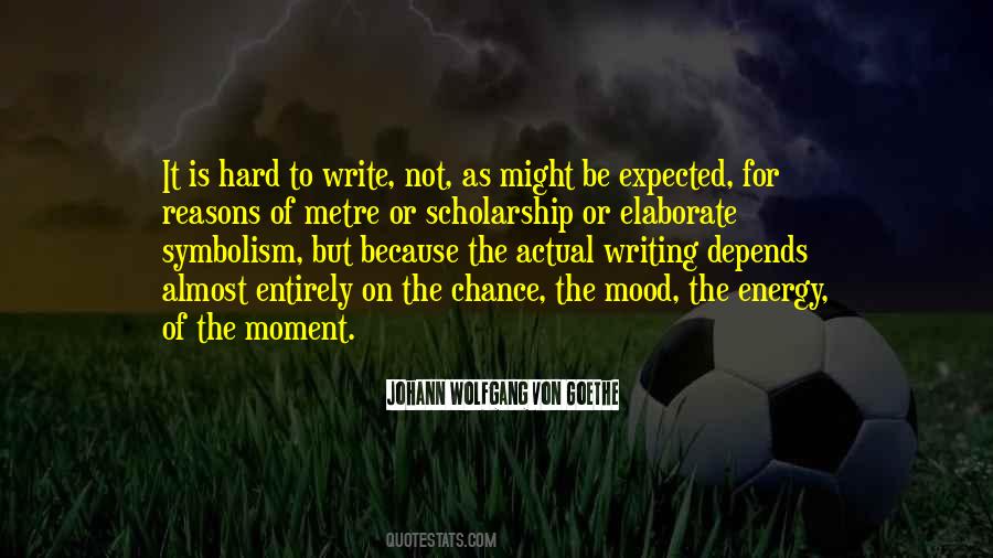 Writing Mood Quotes #1138928