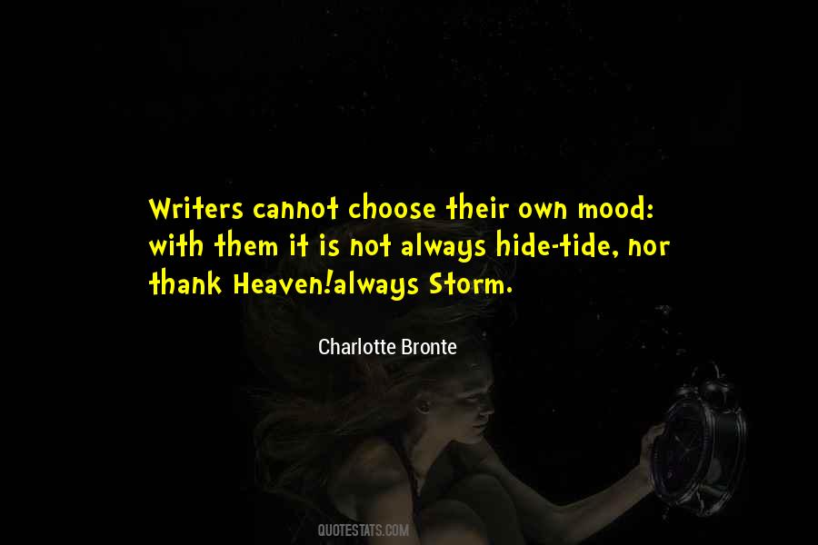 Writing Mood Quotes #153912