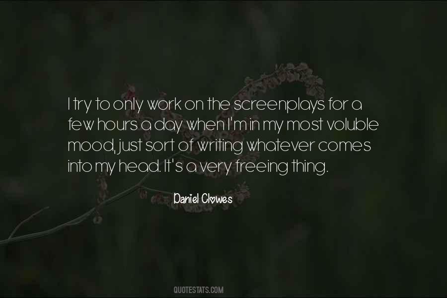Writing Mood Quotes #319657