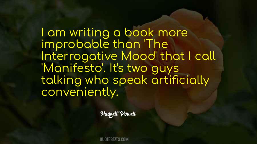 Writing Mood Quotes #343994