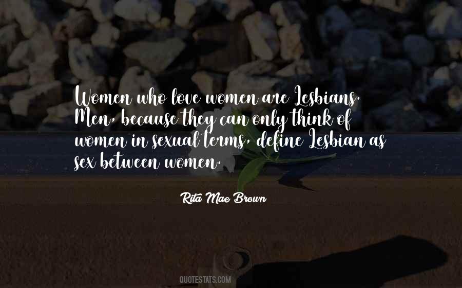 In Love Lesbian Quotes #1807081