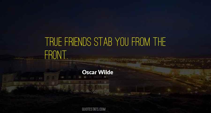 Stab You In The Front Quotes #1780023