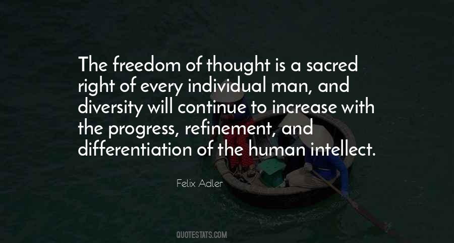 Quotes About The Freedom Of Thought #1450329