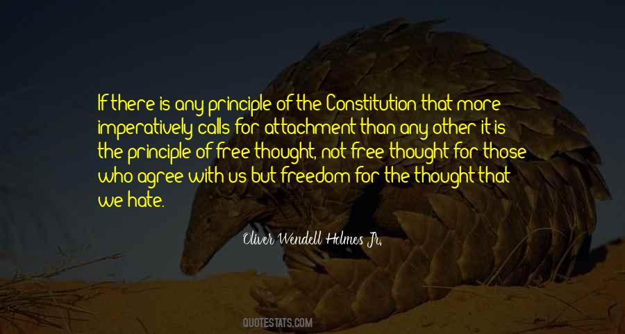 Quotes About The Freedom Of Thought #84254