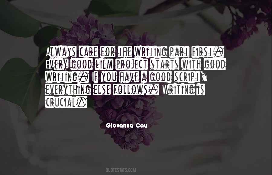 Quotes About Good Starts #186583