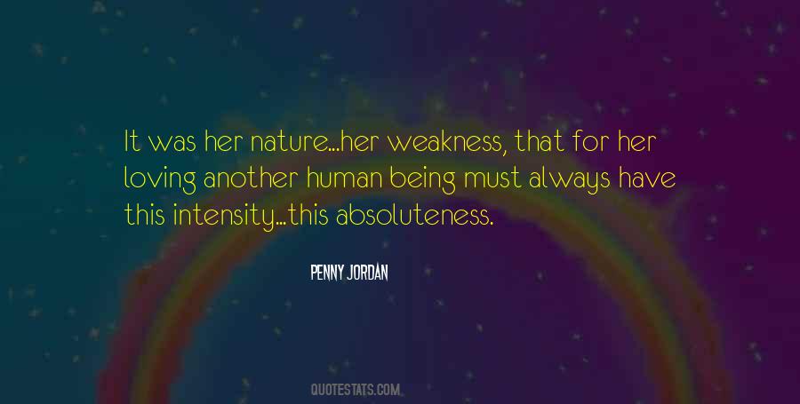 Love Is Not Weakness Quotes #762081