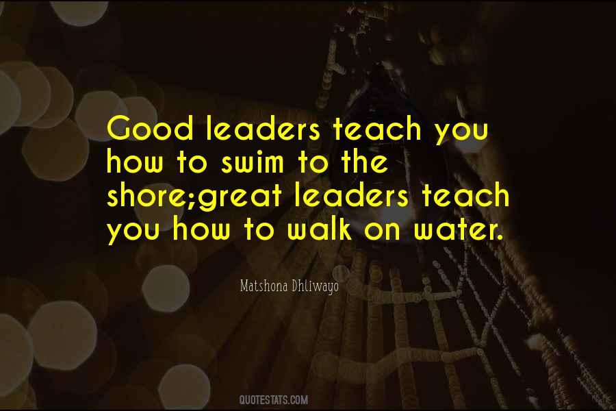 Leadership Good Quotes #1779950