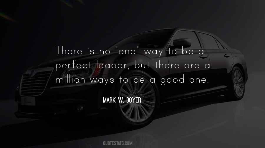 Leadership Good Quotes #1810109