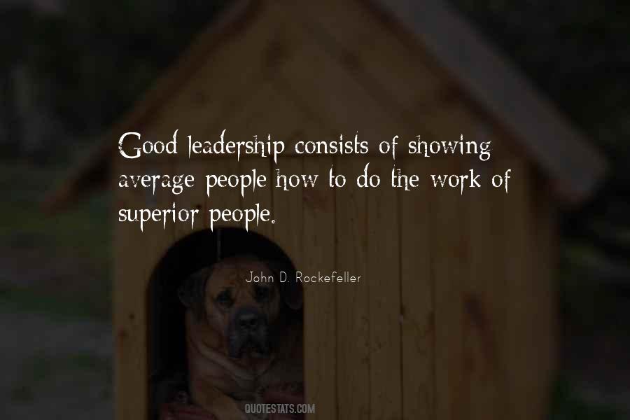 Leadership Good Quotes #632489