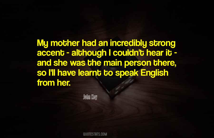 Strong English Quotes #1183835