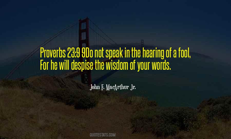 Wisdom Proverbs Quotes #1552616