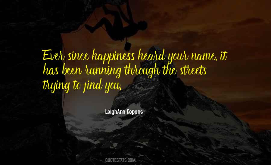 Happiness Running Quotes #1624881