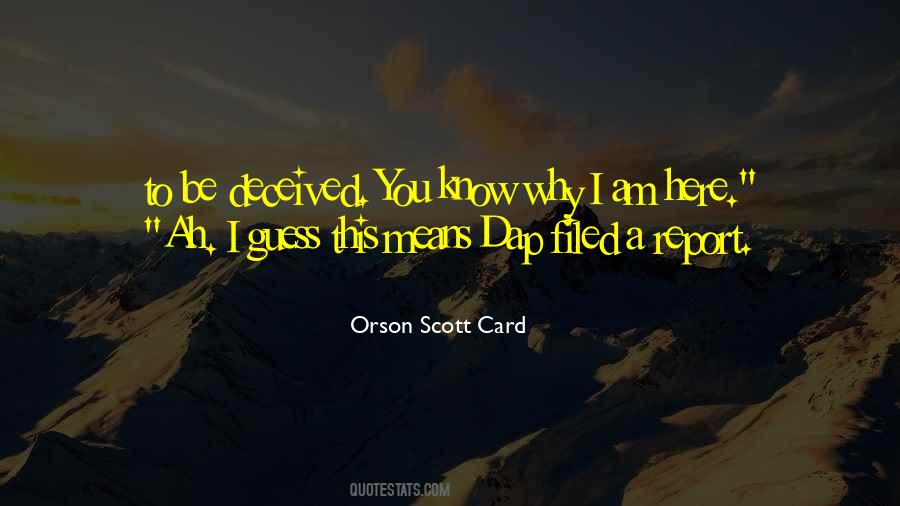 Why I Am Quotes #1643695