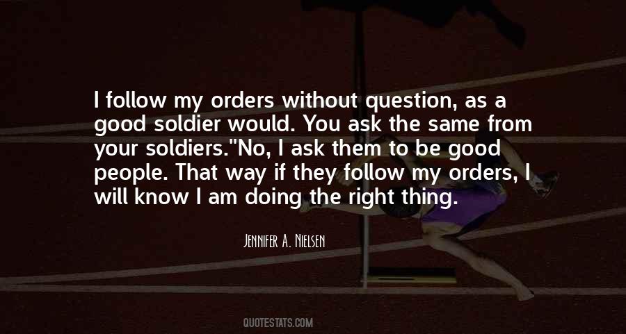 Quotes About Good Soldiers #1058836