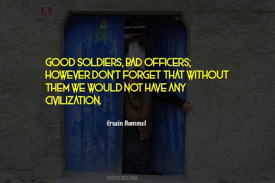 Quotes About Good Soldiers #1791335