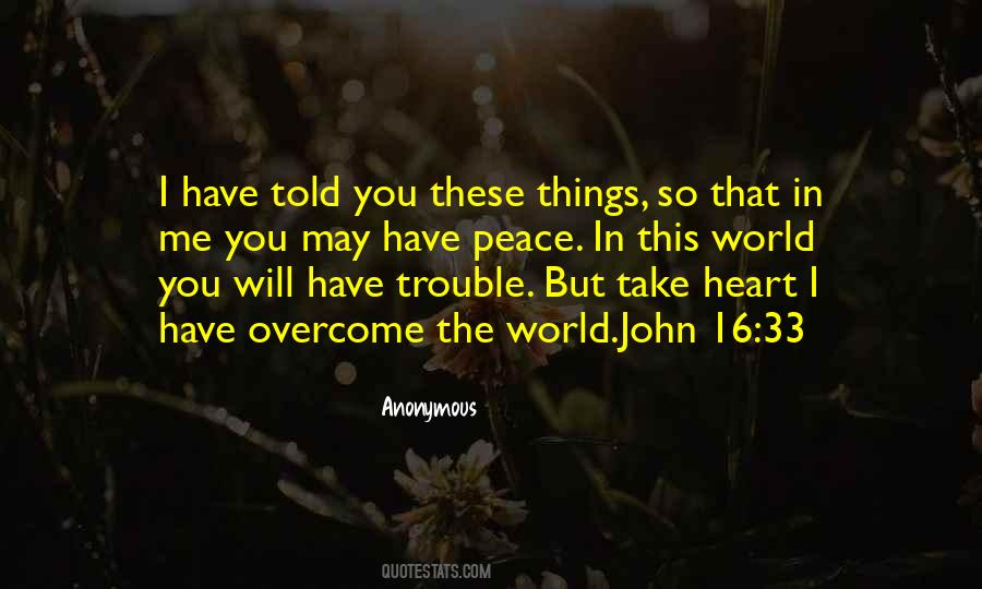 You Have Overcome Quotes #1004990