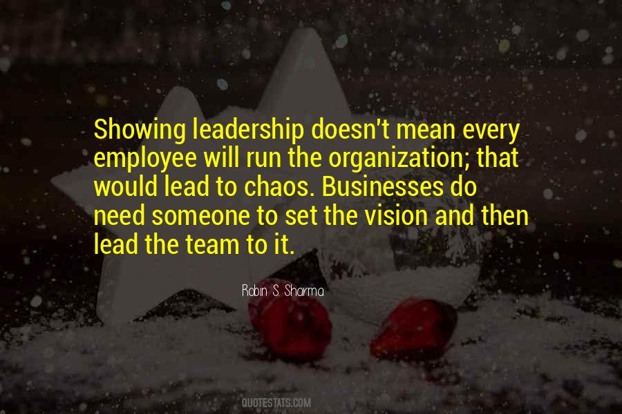 Team Organization Quotes #20361