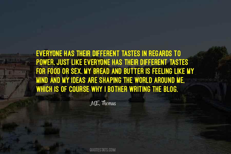 The Power Of Food Quotes #1177064