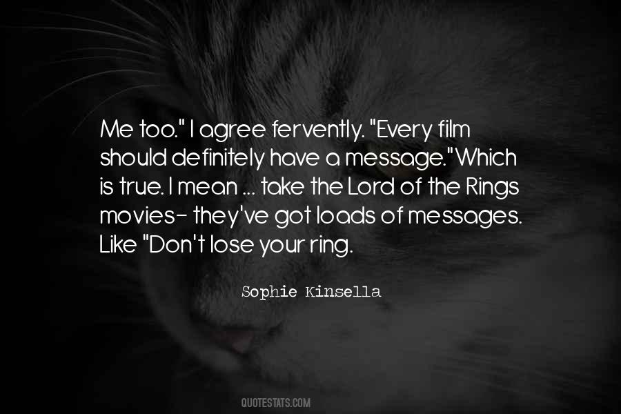 Quotes About The Ring Lord Of The Rings #1660320