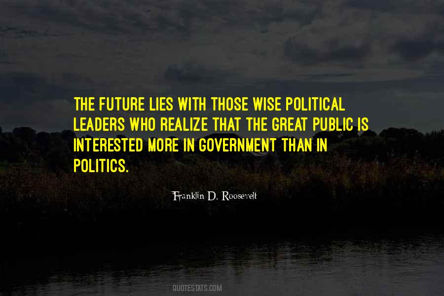 Future Politics Quotes #1057657