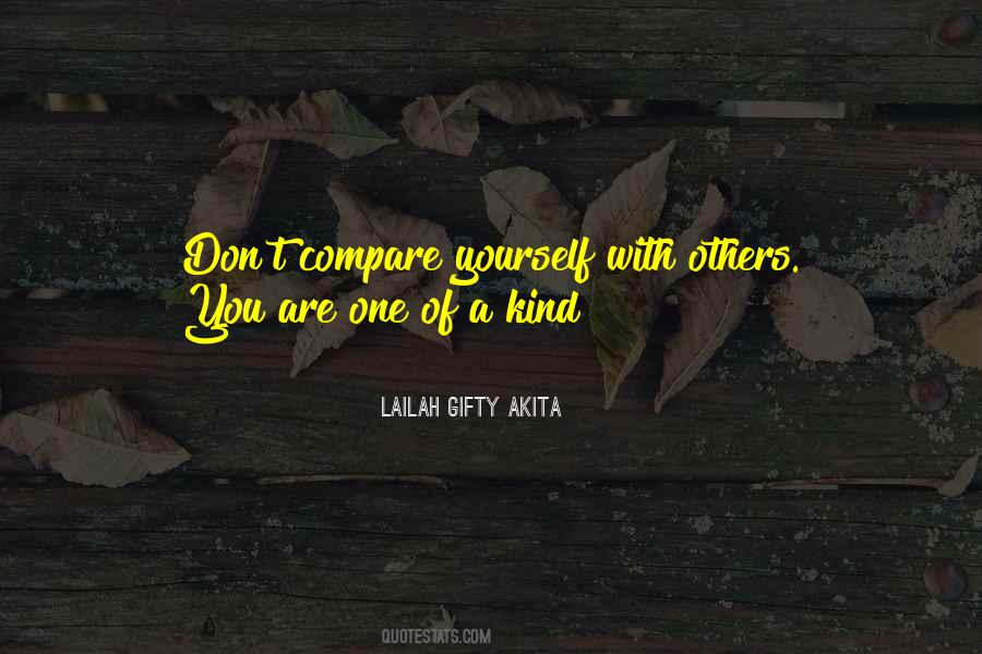 Comparison With Others Quotes #348213
