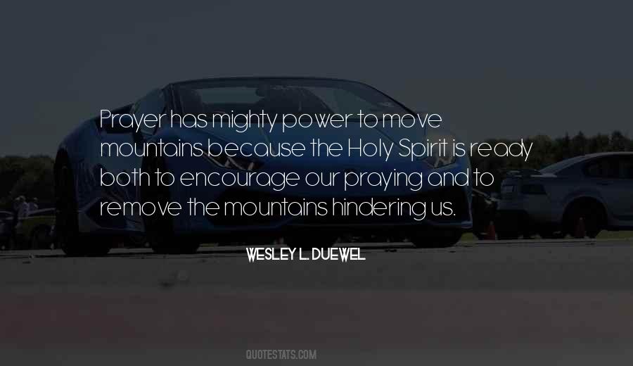 Prayer Mountain Quotes #944383