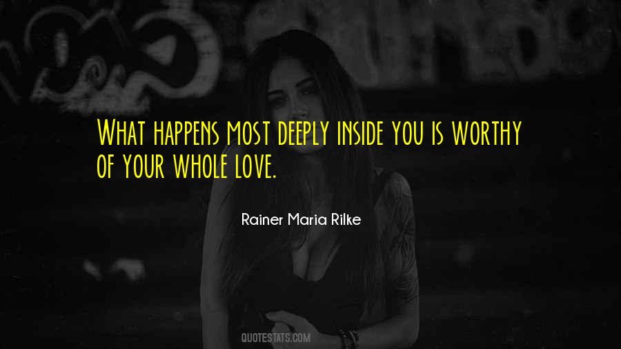 Love Is Inside Quotes #150529