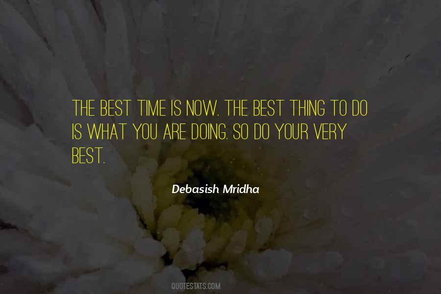 Do The Very Best Quotes #379515